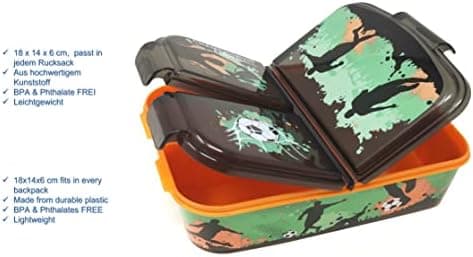 Kinder Brotdose Lunchbox Minecraft - mit Fächern - BPA frei - Perfect für Schultage und Picknicks