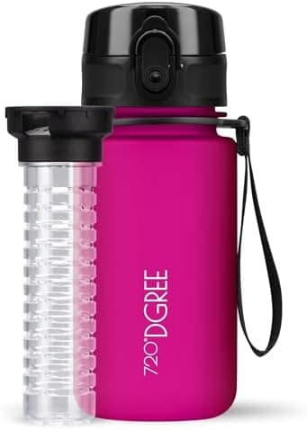 720°DGREE uberBottle Trinkflasche SoftTouch 500ml - Auslaufsicher, BPA-Frei - für Sport und Outdoor-Aktivitäten - Climat