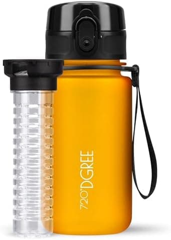 720°DGREE uberBottle Trinkflasche SoftTouch 500ml - Auslaufsicher, BPA-Frei - für Sport und Outdoor-Aktivitäten - Climat