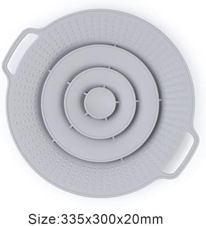Schutztopfdeckel Silikon Überkochschutz 30 cm - Spritzschutz für Herd und Mikrowelle | Hitzebeständig, Spülmaschinenfest