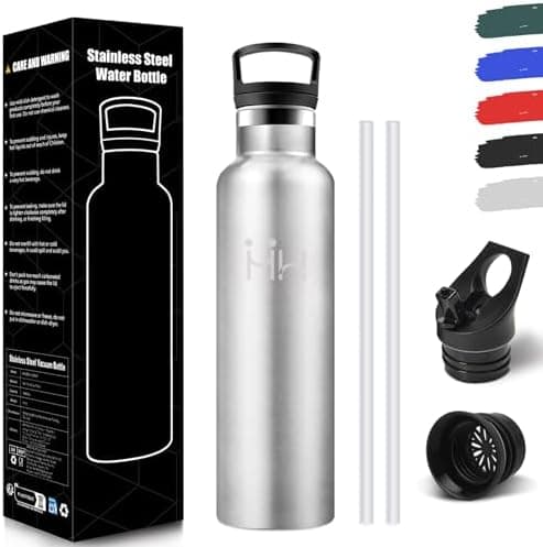 HoneyHolly Edelstahl Trinkflasche 500ML Kinder BPA-Frei Isoliert Thermoflasche