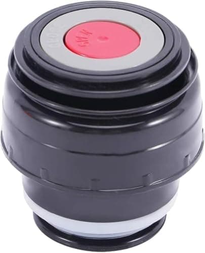 Isolierflaschen-Deckelabdeckung für Vakuumflaschen, Outdoor-Reisebecher, tragbar, universelles Zubehör (4,5 cm, Schwarz/