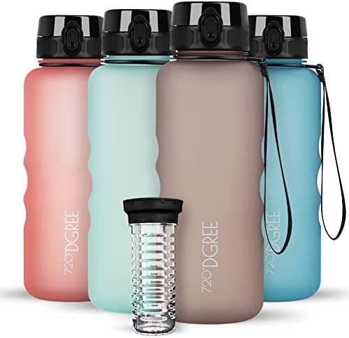 720°DGREE uberBottle Trinkflasche SoftTouch 500ml - Auslaufsicher, BPA-Frei - für Sport und Outdoor-Aktivitäten - Climat