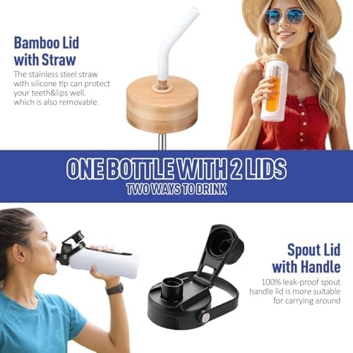 BLUEGO Glaswasserflasche 900ml BPA-frei für Outdoor Aktivitäten
| CADRES Glasbecher mit Zeitmarkierung und Silikonschut