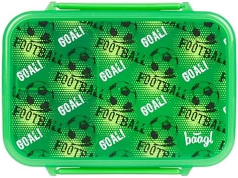 Baagl Brotdose Kinder für Schule – Snackdose mit Fächern (Panda)  
Baagl Brotdose für Mädchen – Lunchbox mit Trennfächer
