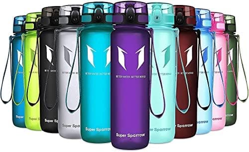 Super Sparrow BPA-frei Wasserflasche - 500ml - Ideale für Sport und Outdoor - Nachhaltig ClimatePartner certified