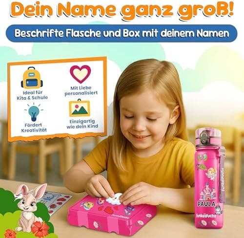 Kinder Brotdose Mondschein – Lila Fächer – 800ml – Schule & Kindergarten - BPA frei  
Kinder Brotdose Mondschein – Lila