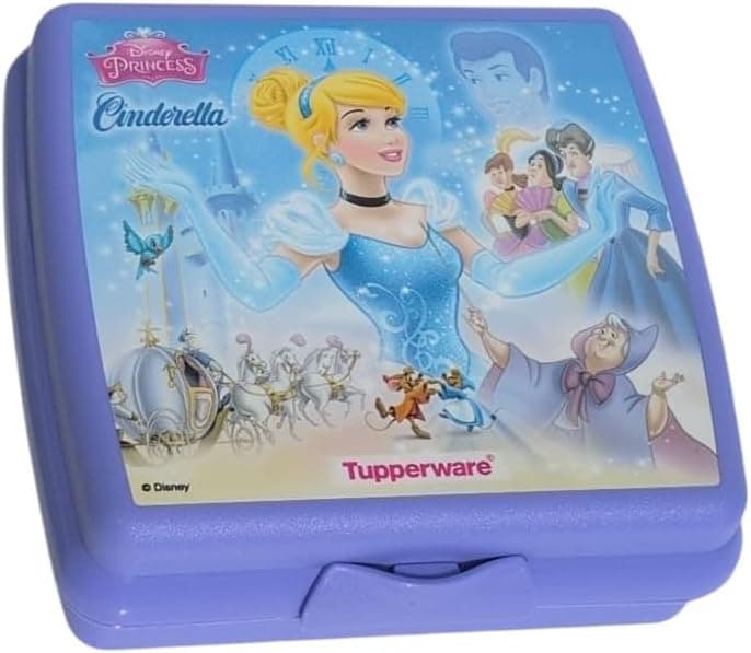 Tupperware Quadratische Sandwich-Box Aufbewahrungsbox Brotdose mit Scharnier und Verriegelung (türkis Koala Bär)