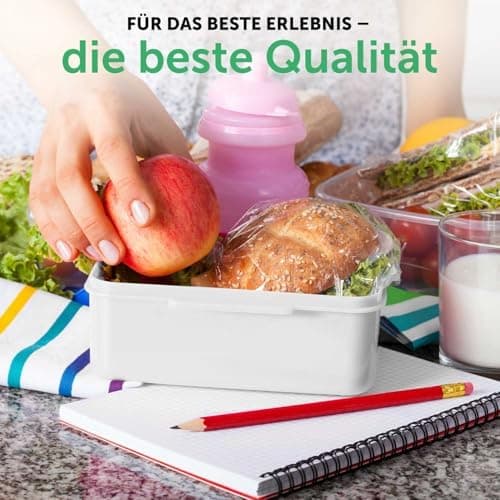 GRAVURZEILE Personalisiertes Magischer Wald Brotd Essbox für Kinder - Platzsparend stapelbar - Ideal für Schule & Kita -