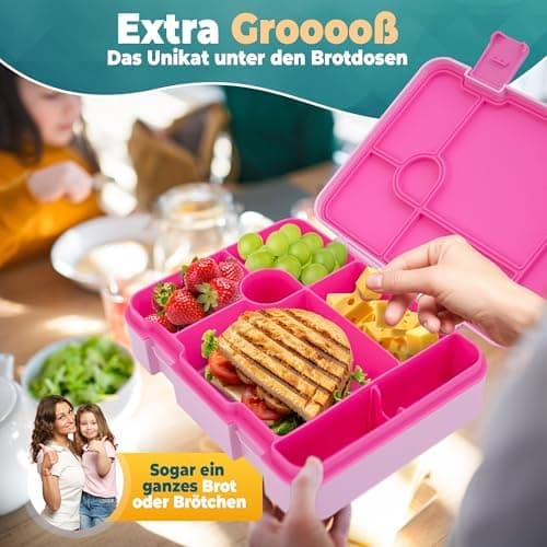 Kinder Brotdose mit Fächern Auslaufsicher & BPA frei
| Vesperbox Kinder Bento Box mit Fächern
| Frühstücksbox Kinder Br