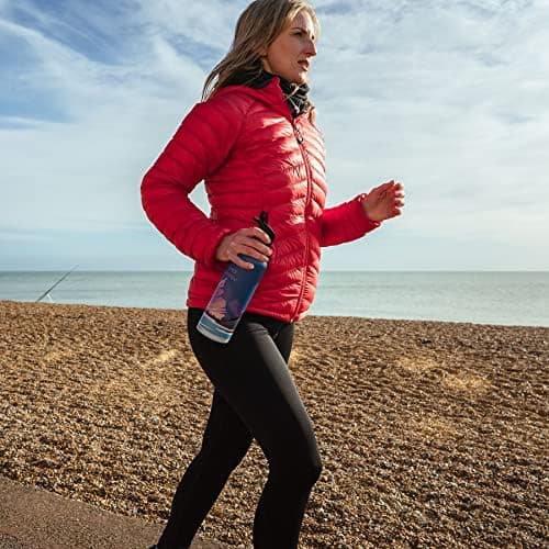 Super Sparrow Thermobecher für Sport und Outdoor - 500ml, 750ml - BPA-Frei, ClimatePartner certified - FlipFlow Trinkfla