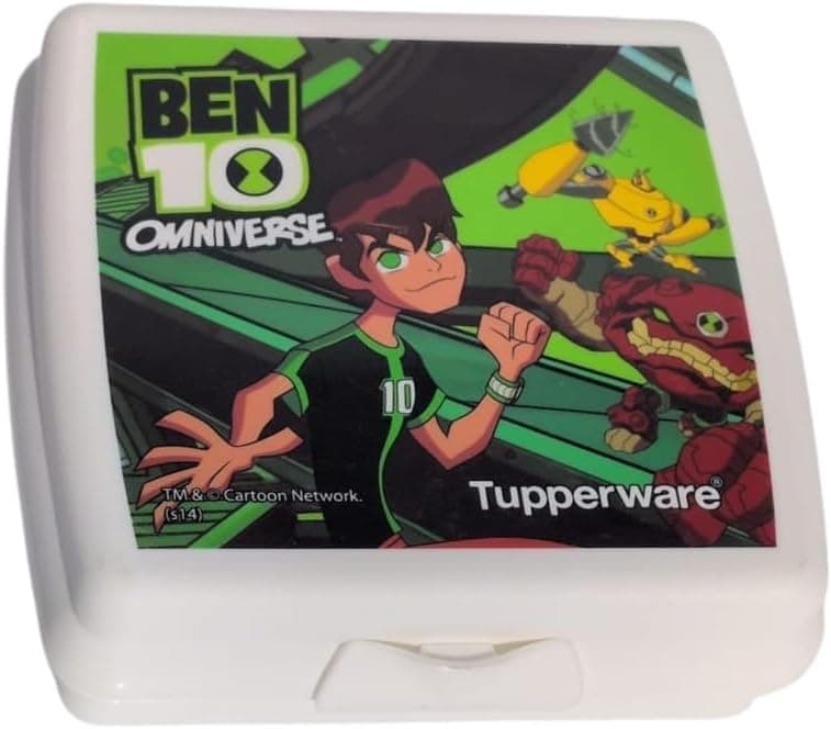 Tupperware Quadratische Sandwich-Box Aufbewahrungsbox Brotdose mit Scharnier und Verriegelung (türkis Koala Bär)