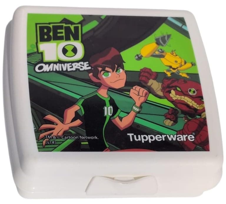 Tupperware Quadratische Sandwich-Box Aufbewahrungsbox Brotdose mit Scharnier und Verriegelung (türkis Koala Bär)