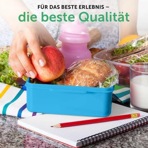 GRAVURZEILE Personalisiertes Magischer Wald Brotd Essbox für Kinder - Platzsparend stapelbar - Ideal für Schule & Kita -