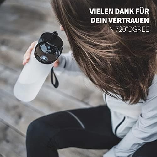 720°DGREE uberBottle Trinkflasche SoftTouch 500ml - Auslaufsicher, BPA-Frei - für Sport und Outdoor-Aktivitäten - Climat