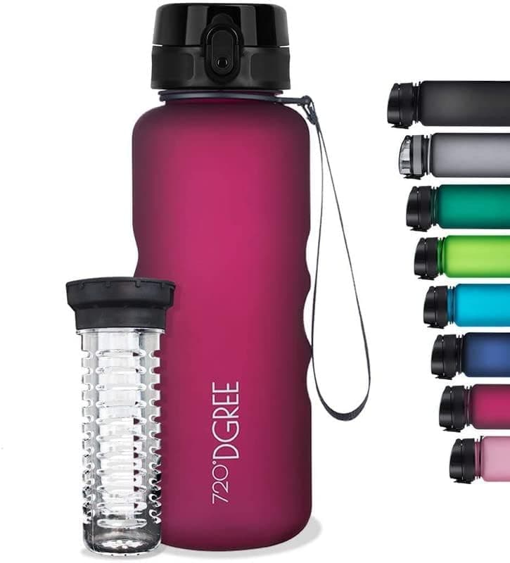 720°DGREE uberBottle Trinkflasche SoftTouch 500ml - Auslaufsicher, BPA-Frei - für Sport und Outdoor-Aktivitäten - Climat