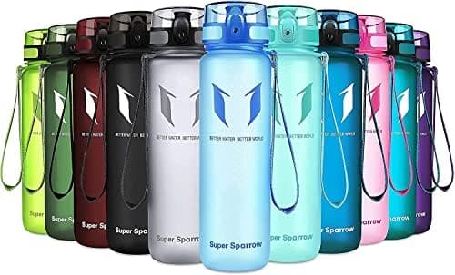 Super Sparrow BPA-frei Wasserflasche - 500ml - Ideale für Sport und Outdoor - Nachhaltig ClimatePartner certified