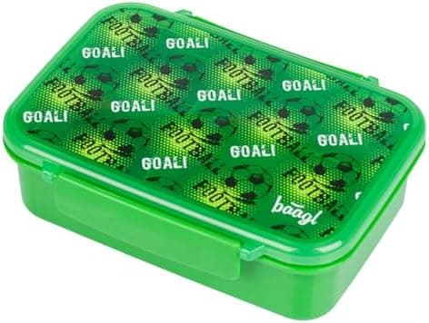 Baagl Brotdose Kinder für Schule – Snackdose mit Fächern (Panda)  
Baagl Brotdose für Mädchen – Lunchbox mit Trennfächer