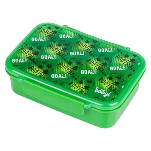 Baagl Brotdose Kinder für Schule – Snackdose mit Fächern (Panda)  
Baagl Brotdose für Mädchen – Lunchbox mit Trennfächer