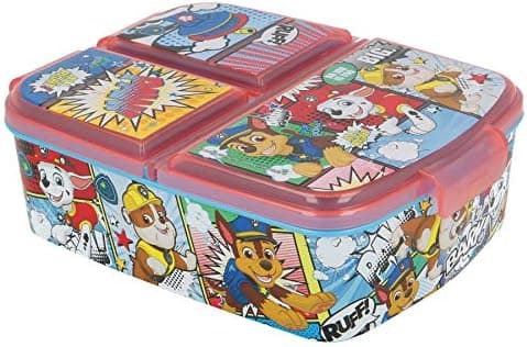 Premium Kinder Brotdose mit 3 Fächern - ideales Lunch-Gerät für Schule und Kindergarten | Bento Brotbox für Kids