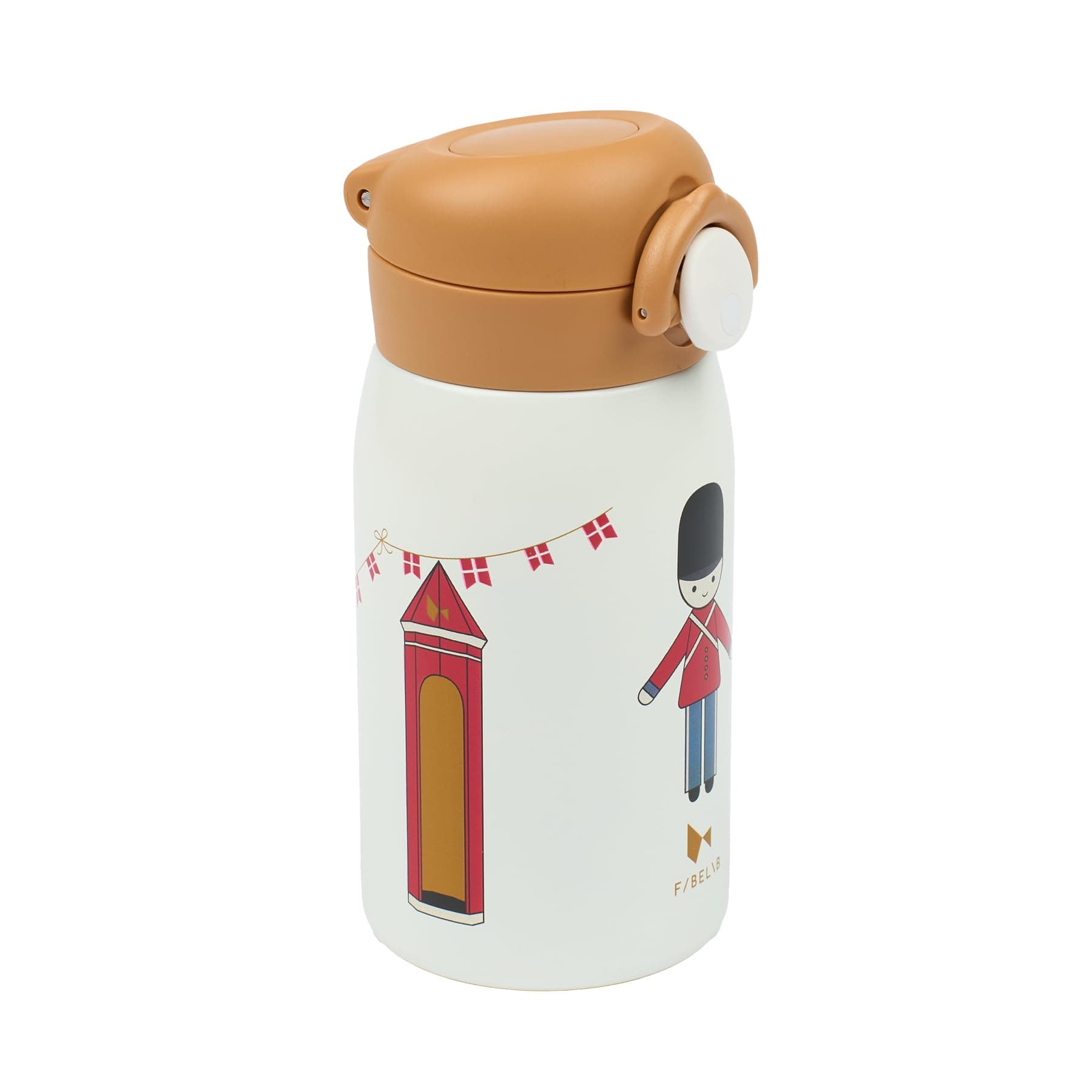 Fabelab Kinder Trinkflasche 320 ml | BPA-Frei Edelstahl Auslaufsicher | Schultasche Wasserflasche