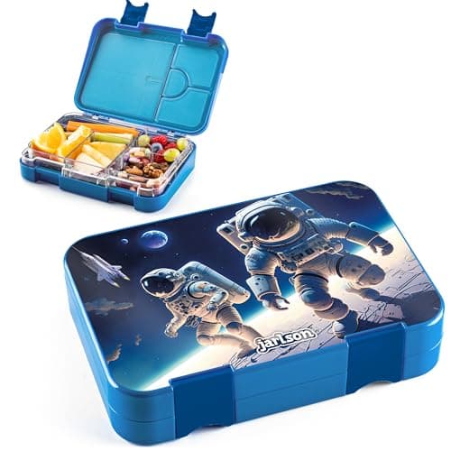 Jarlson® Brotdose Kinder mit Fächern - TONI Lunchbox - Auslaufdurchfall-Sicher – Jausenbox für Kindergarten und Schule -