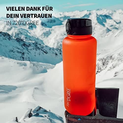720°DGREE uberBottle Trinkflasche SoftTouch 500ml - Auslaufsicher, BPA-Frei - für Sport und Outdoor-Aktivitäten - Climat