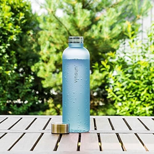 VINSUN Trinkflasche 1000ml - auslaufsicher, BPA frei, Tritan - Leichte Wasserflasche für Sport und Outdoor activities -