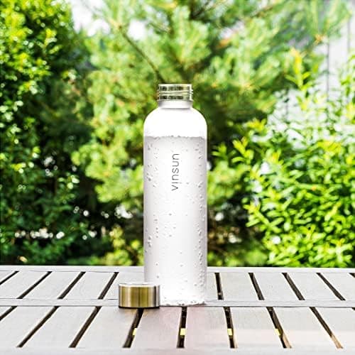 VINSUN Trinkflasche 1000ml - auslaufsicher, BPA frei, Tritan - Leichte Wasserflasche für Sport und Outdoor activities -