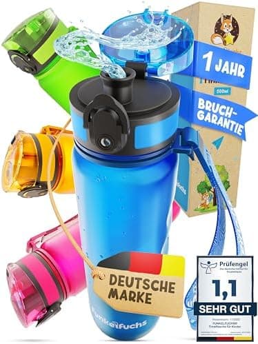 Nur für Funkelfuchs Trinkflaschen passende Ersatzdeckel 500ml (grün) - Luxus Design und Dauerhaftigkeit