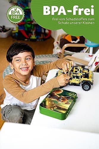 Jarlson® Brotdose Kinder mit Fächern - TONI Lunchbox - Auslaufdurchfall-Sicher – Jausenbox für Kindergarten und Schule -
