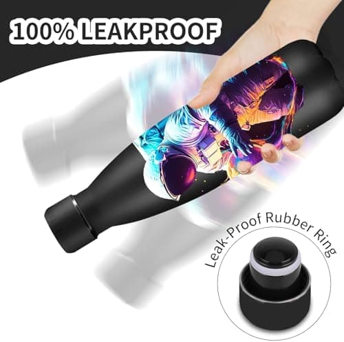 Grsta Trinkflasche 500ml, BPA-freie Edelstahlflasche für Kinder, ideale Wasserspeicherung bei Kalt&warm