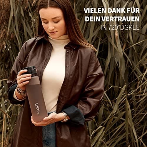 720°DGREE uberBottle Trinkflasche SoftTouch 500ml - Auslaufsicher, BPA-Frei - für Sport und Outdoor-Aktivitäten - Climat