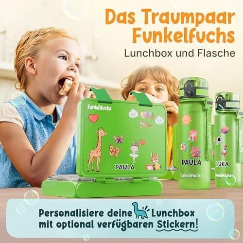 Kinder Brotdose Mondschein – Lila Fächer – 800ml – Schule & Kindergarten - BPA frei  
Kinder Brotdose Mondschein – Lila