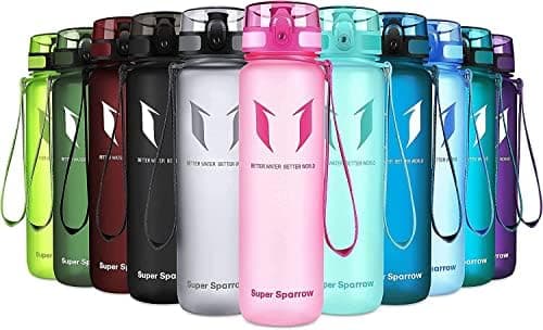Super Sparrow BPA-frei Wasserflasche - 500ml - Ideale für Sport und Outdoor - Nachhaltig ClimatePartner certified