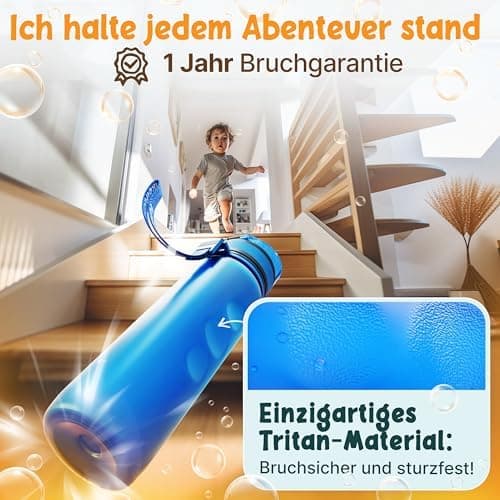 Nur für Funkelfuchs Trinkflaschen passende Ersatzdeckel 500ml (grün) - Luxus Design und Dauerhaftigkeit