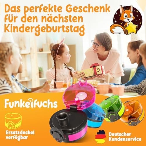 Nur für Funkelfuchs Trinkflaschen passende Ersatzdeckel 500ml (grün) - Luxus Design und Dauerhaftigkeit