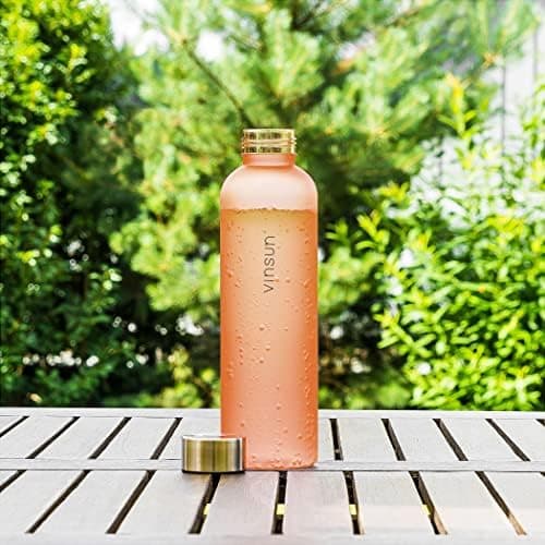 VINSUN Trinkflasche 1000ml - auslaufsicher, BPA frei, Tritan - Leichte Wasserflasche für Sport und Outdoor activities -