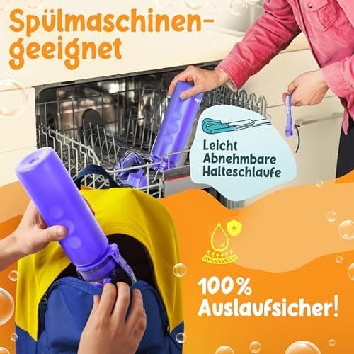 Nur für Funkelfuchs Trinkflaschen passende Ersatzdeckel 500ml (grün) - Luxus Design und Dauerhaftigkeit