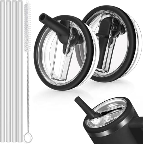 Sunshine Smile 40oz Auslaufsicherer Ersatzdeckel für Stanley Cup,ideal für Familien mitKindern und Freunde, bietet 2 Stü