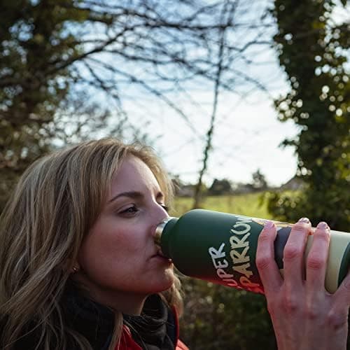 Super Sparrow Thermobecher für Sport und Outdoor - 500ml, 750ml - BPA-Frei, ClimatePartner certified - FlipFlow Trinkfla
