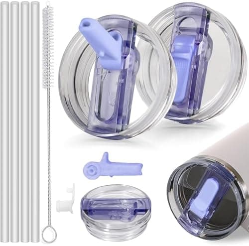 Sunshine Smile 40oz Auslaufsicherer Ersatzdeckel für Stanley Cup,ideal für Familien mitKindern und Freunde, bietet 2 Stü