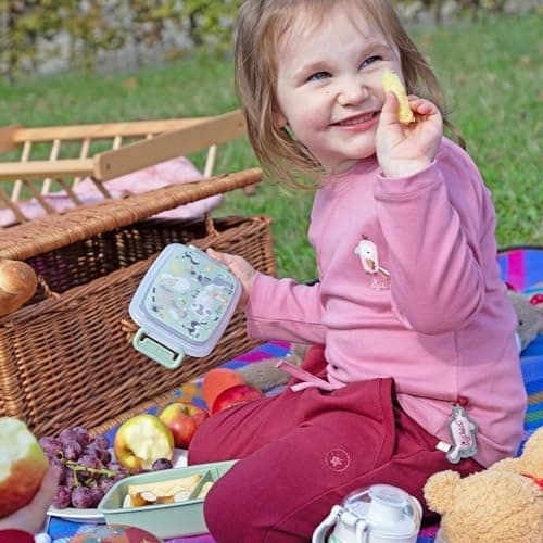 Sigikid 25365 Brotzeitbox Fuchs Lunchbox mit Trennwand, sicher und BPA-frei für Kinder ab 1 Jahr
| Sigikid 25365 Brotze