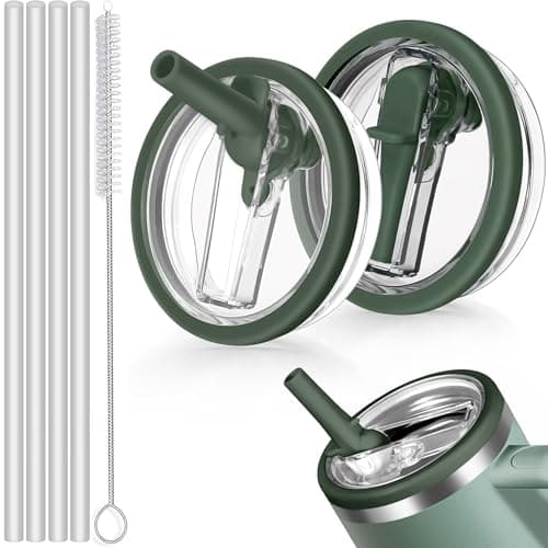 Sunshine Smile 40oz Auslaufsicherer Ersatzdeckel für Stanley Cup,ideal für Familien mitKindern und Freunde, bietet 2 Stü
