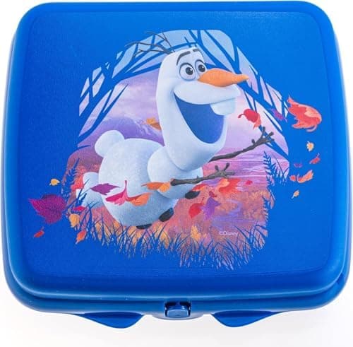 Tupperware Quadratische Sandwich-Box Aufbewahrungsbox Brotdose mit Scharnier und Verriegelung (türkis Koala Bär)