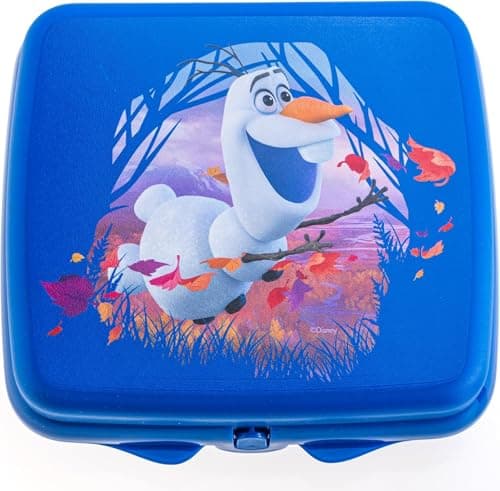 Tupperware Quadratische Sandwich-Box Aufbewahrungsbox Brotdose mit Scharnier und Verriegelung (türkis Koala Bär)