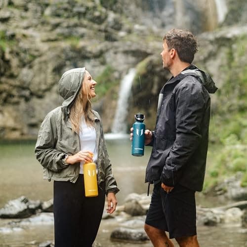 Super Sparrow Thermobecher für Sport und Outdoor - 500ml, 750ml - BPA-Frei, ClimatePartner certified - FlipFlow Trinkfla