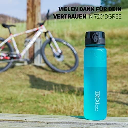 720°DGREE uberBottle Trinkflasche SoftTouch 500ml - Auslaufsicher, BPA-Frei - für Sport und Outdoor-Aktivitäten - Climat