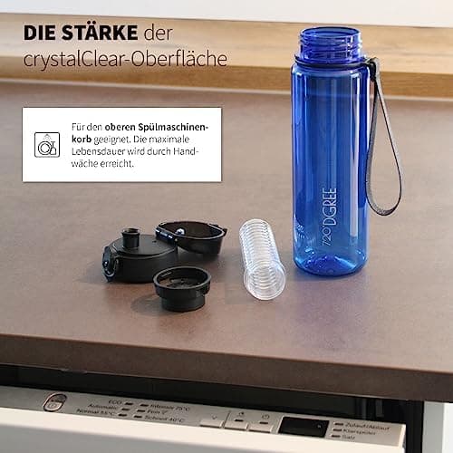 720°DGREE uberBottle Trinkflasche SoftTouch 500ml - Auslaufsicher, BPA-Frei - für Sport und Outdoor-Aktivitäten - Climat