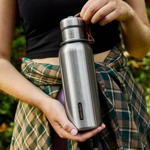BLACK + BLUM Isolierte Trinkflasche | 500 ml | vakuumisolierte Edelstahl Trinkflasche bis zu 12h heiß & 24h kalt | 100%